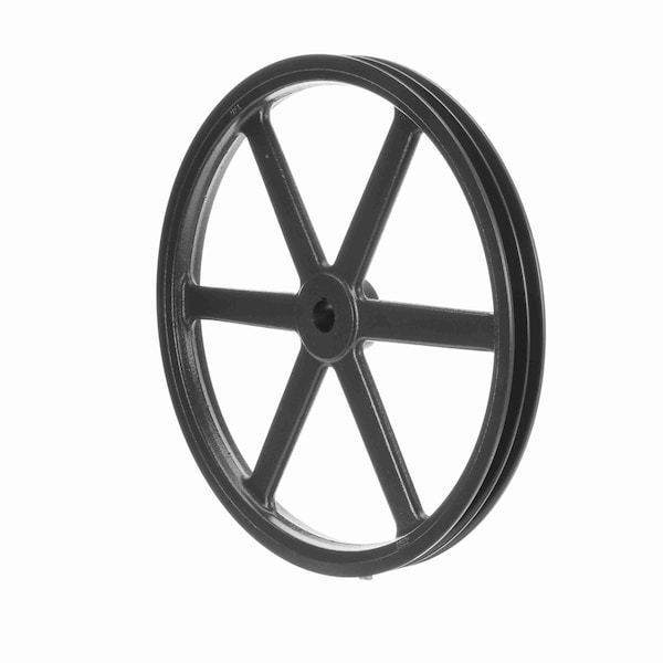 2 Groove Cast Iron Fhp - Finished Bore Sheave, 2BK190X 1 3/16